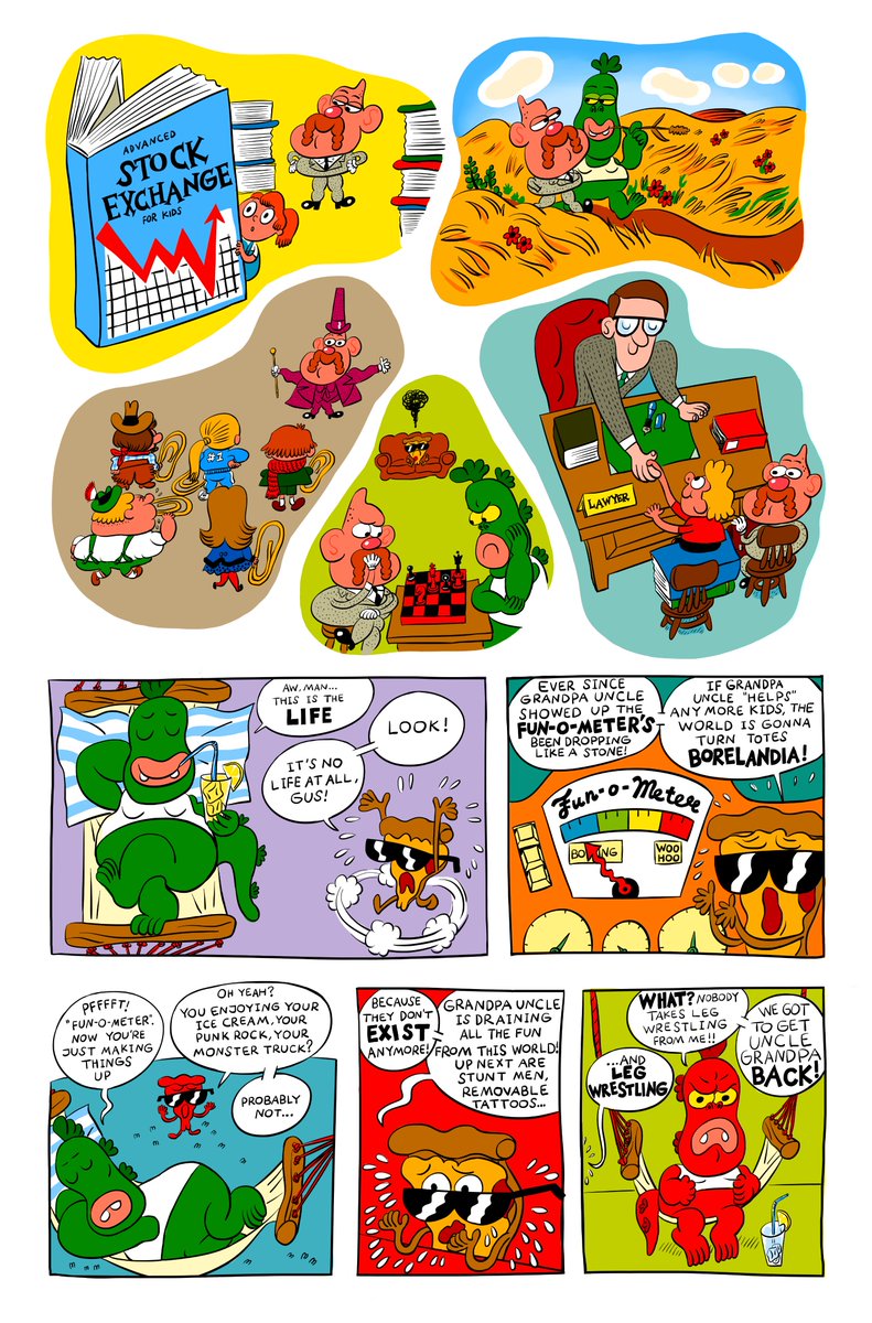 a pair of years ago i drew four pages for #UncleGrandpa 