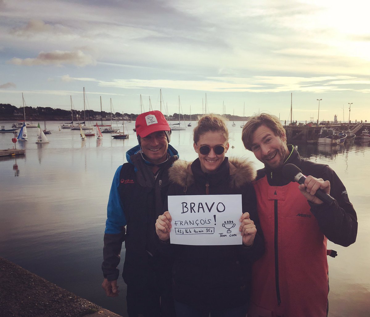 Un gd Bravo <a href="/francoisgabart/">François GABART ⭐️⛵️⭐️</a> de la part de La Copa. Quel exploit! Ta place réservée pr #lacopa2018 😉 #cestbeaulesport