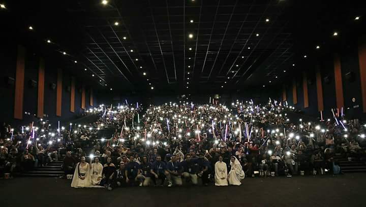 swspanishfans's tweet photo. @SW_Insider About 1400 Star Wars Fans watching together #TheLastJedi in Madrid (Spain). The biggest event in the country. #TheLastPrincess https://t.co/2OaTErkP7G