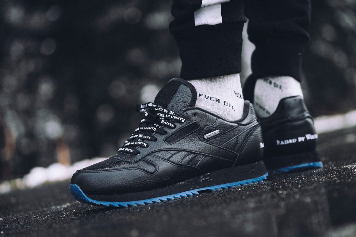 raised by wolves x reebok classic leather gore tex