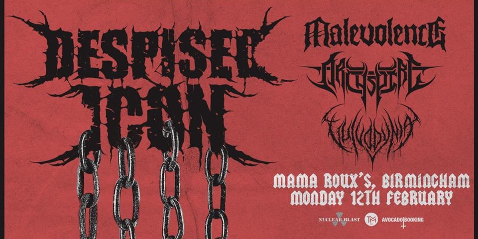 Mama Roux's (@mamarouxsbham) on Twitter photo Death metal group <a href="/despisedicon/">Despised Icon</a> are brought to us by <a href="/SYD_Music/">Surprise You're Dead</a> Monday 12h Feb! They're supported by <a href="/MalevolenceRiff/">MALEVOLENCE</a> <a href="/Archspireband/">Archspire</a> and <a href="/VulvodyniaSlam/">Vulvodynia</a>! 🔥🔥🔥 Death metal group <a href="/despisedicon/">Despised Icon</a> are brought to us by <a href="/SYD_Music/">Surprise You're Dead</a> Monday 12h Feb! They're supported by <a href="/MalevolenceRiff/">MALEVOLENCE</a> <a href="/Archspireband/">Archspire</a> and <a href="/VulvodyniaSlam/">Vulvodynia</a>! 🔥🔥🔥