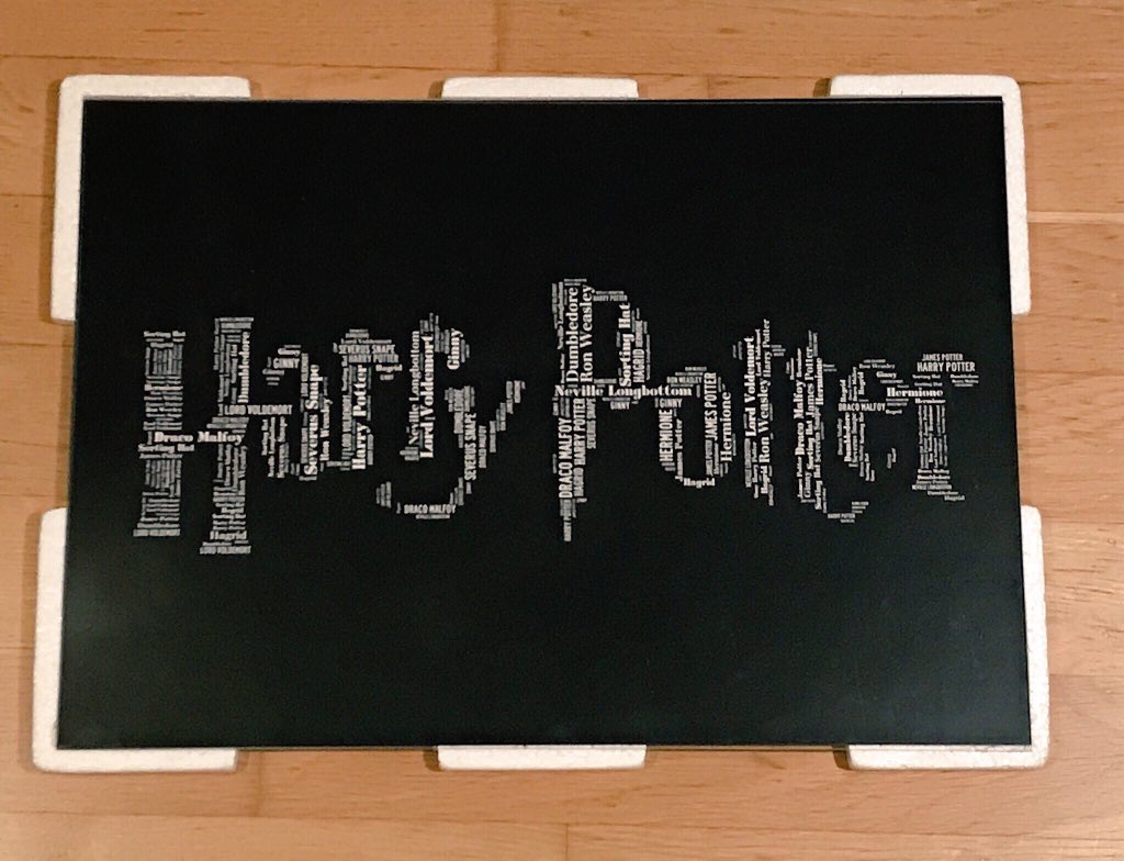 Tag all Harry Potter fans. 
Special offer: A3 Canvas...£20

Delivered in time for Xmas - buy at my eBay link. Not too many left. 
ebay.to/2yKox1r

Appreciate a RT
🌲🌲🌲🌲🌲