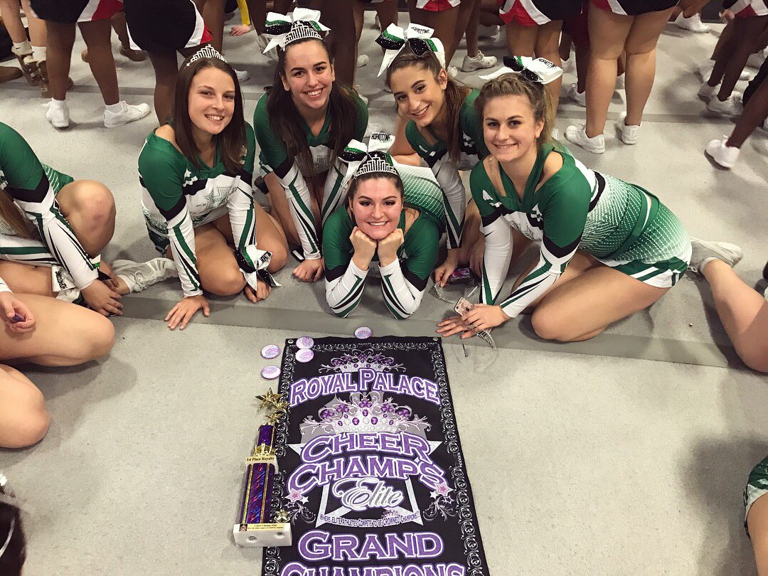 hhschiefscheer's tweet photo. The tradition continues....1st place and overall GRAND champions!!! Not too shabby for our first competition!! #chiefnation #tiaras #startingstrong #CCEcomps 🏆💚🎀🍪 https://t.co/jD6Q8dYsI2