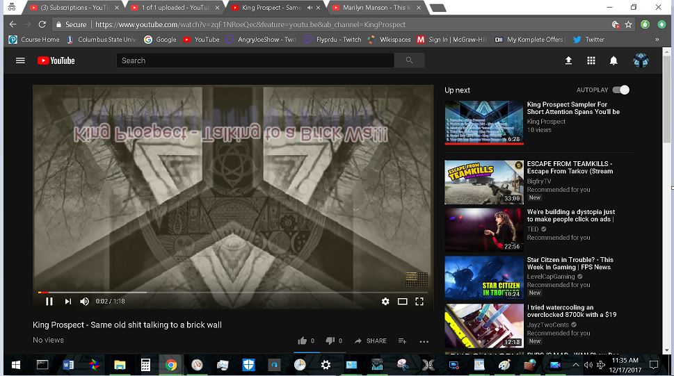 KnowLords's tweet image. YouTube has censored my video and deemed it inappropriate for ads. They also will not manually review the vid until 1000 views. Amazing the double standards. Also, I did not put my video upside down or change the words. This is another policy to fuck over the small channels.