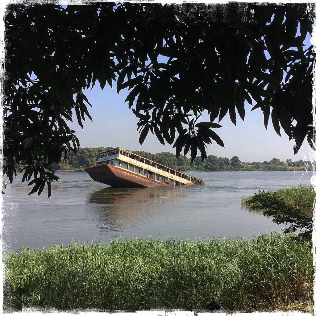 Huge passenger barge stuck in the middle of White Nile #Juba, #SouthSudan #postcard @JuliRengeval <a href="/OliveFlore/">Flore Olive</a> <a href="/ClaudeGuibal/">Claude Guibal</a> <a href="/EmilieBlachere/">Emilie Blachere</a> <a href="/CharlotteCosset/">Charlotte Cosset</a> <a href="/amyfallon/">Amy Fallon</a> <a href="/Navilani/">Halima Athumani</a> <a href="/sternde/">stern</a> <a href="/volkskrant/">de Volkskrant</a> <a href="/AgenceCosmos/">Cosmosphoto</a> <a href="/Sylavin/">Sylvain Cherkaoui</a> I