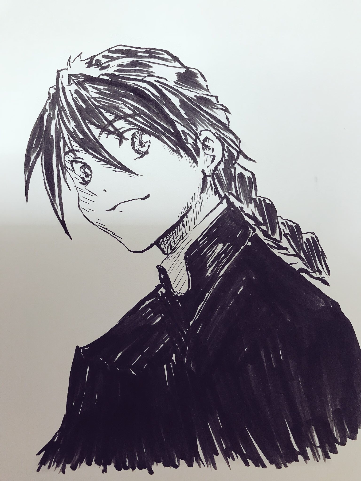 鬼ルガs 四作目にして初の女の子筆ペン描き 筆ペン一発描き コツ掴んだら結構描けたwまぁ模写ならだけど 新しい絵は生み出せないから俺は生徒を凄く尊敬する 筆ペン模写ならできるからまだ先生で居れますか W 筆ペン一発描き ガード