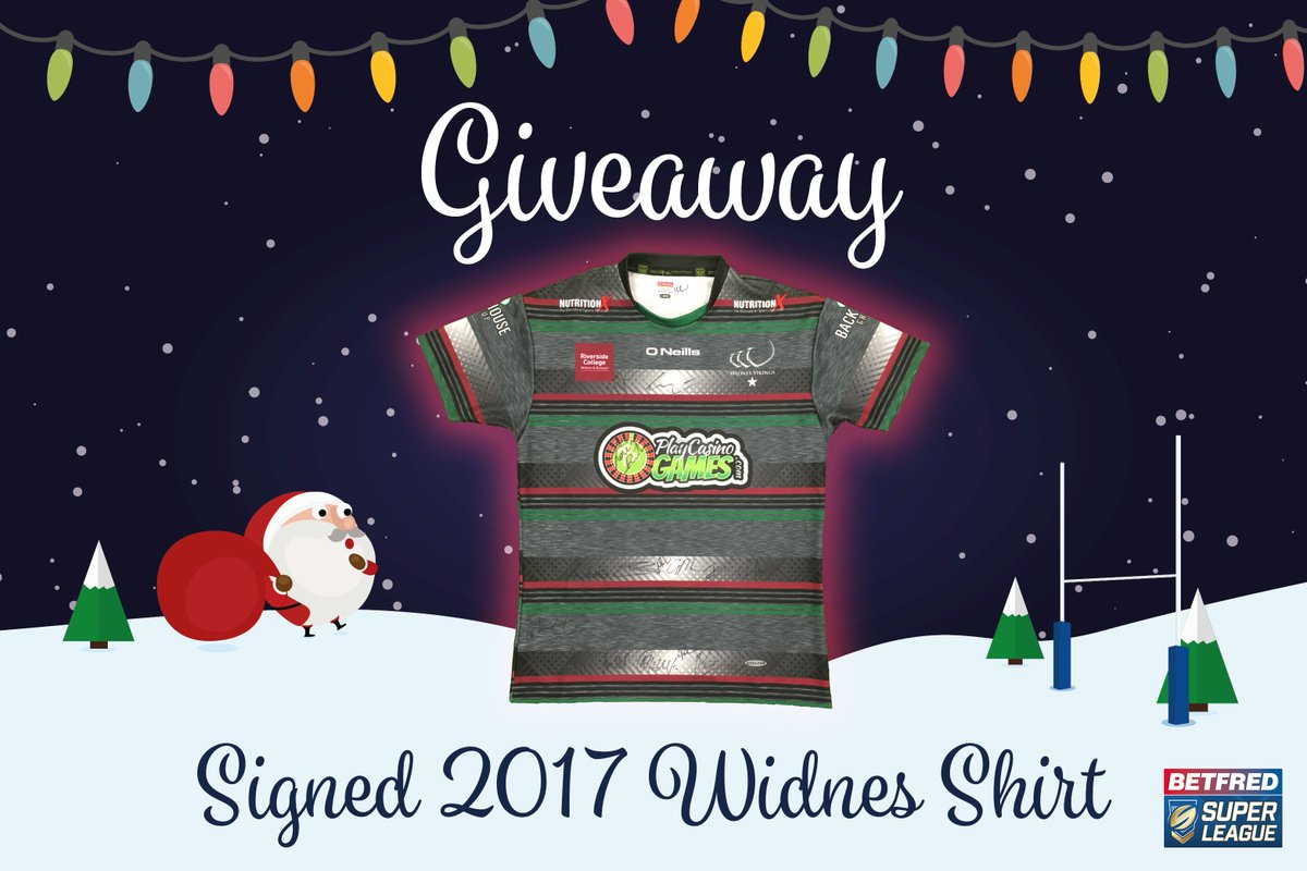 SuperLeague's tweet photo. GIVEAWAY 🎁

RETWEET and FOLLOW for a chance to win this signed @WidnesRL shirt from the 2017 season

Ends 1pm tomorrow (18th), good luck 👍 https://t.co/ldAZzuuILL