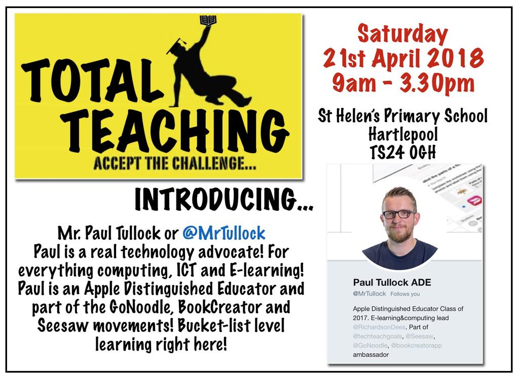 TeachingTotal's tweet photo. #SecretSanta #NorthernEd #totalteaching
Stuck for a secret 🎅 gift. Why not try this and meet @MrTullock?
https://t.co/4NTOS3L3zJ https://t.co/tXGkRag2xe