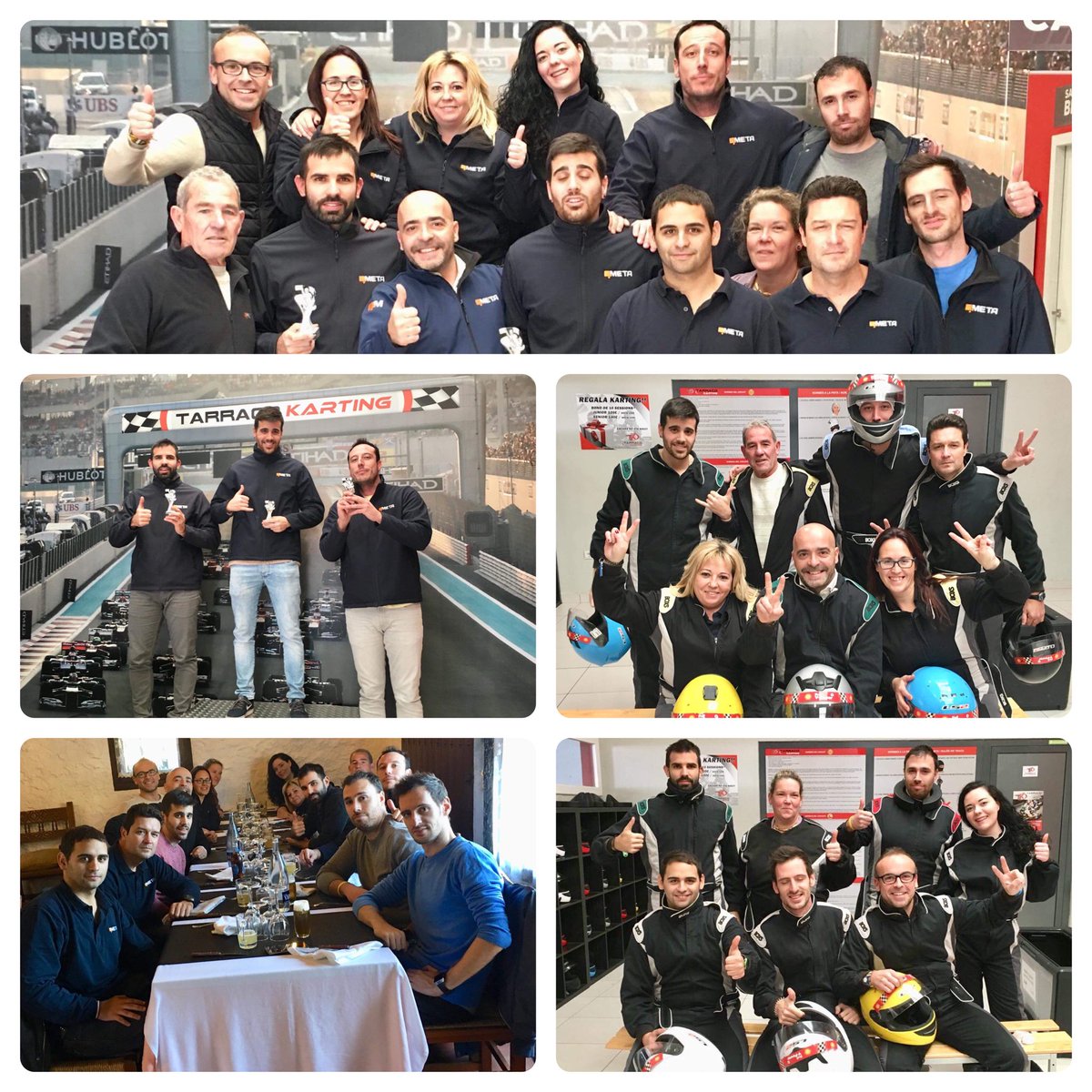 GestioMeta's tweet photo. Valoració temporada, Karts i dinar de Nadal 2017...un clàssic en aquestes dates #metagestio @emilirivelini @trizzoosystem https://t.co/rB9e1Uie5u
