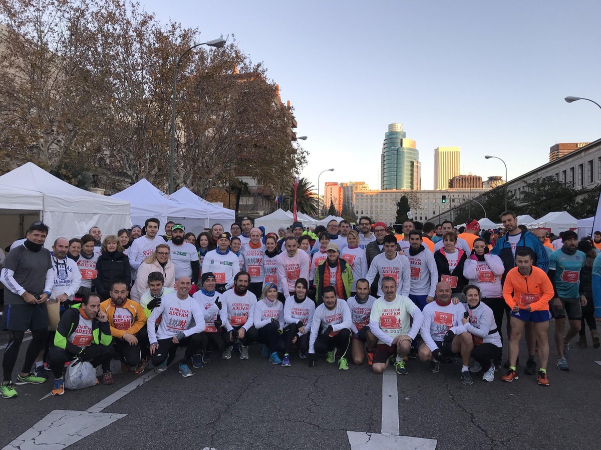 La Universidad <a href="/UDIMA/">Universidad UDIMA</a> y el CEF.- <a href="/estudiosCEF/">CEF.- Centro de Estudios Financieros</a> apoyando hoy la iniciativa <a href="/criscancer/">CRIS Contra el Cáncer</a> para el estudio contra el cáncer, corriendo dentro del grupo <a href="/adefammadrid/">ADEFAM</a>  #carreradelasempresas
