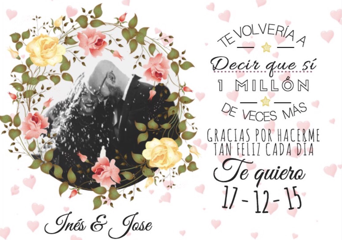 itronchoni's tweet photo. Feliz aniversario amor mío!💍🥂❤️
#2añoscasados #17Diciembre #TeAmo @joserisu https://t.co/Hgfbjvl148