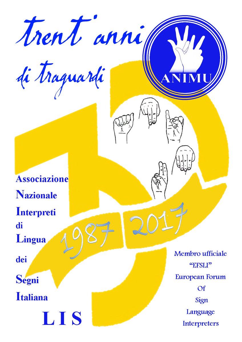 #Animu Interpreti Lingua dei segni #anniversario #LIS Lingua dei Segni #LiS #linguadeisegni #sordi #interpreti #