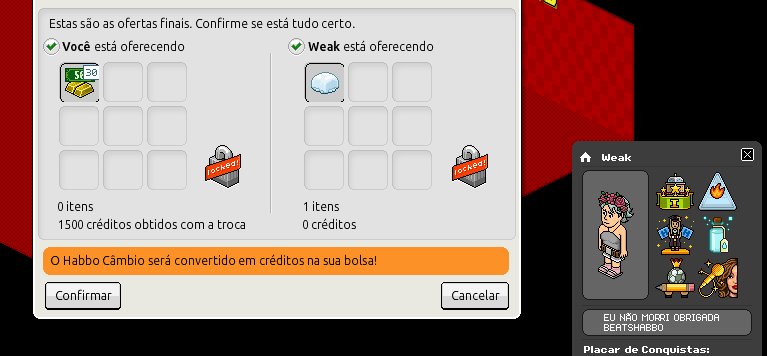 FsBeatsHabbo's tweet photo. [RESISTÊNCIA] Weak paga com sucesso

1500 câmbios, não quer dividir comigo? husahusa https://t.co/RIyc0MeYzn