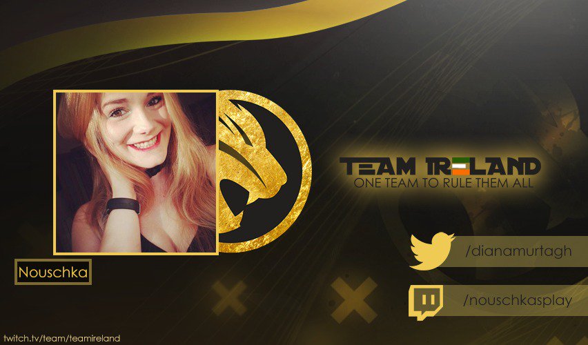 Go say hi to our Irish William Wallace &amp; team leader <a href="/DianaMurtagh/">Diana</a> 🇮🇪

🎮 TEAM IRELAND IS LIVE
🎮 twitch.tv/nouschkasplay   
🎮 twitch.tv/team/teamirela…

▪️alone we are strong . together we are stronger▪️

#TeamIreland #IrishStreamers #Twitch