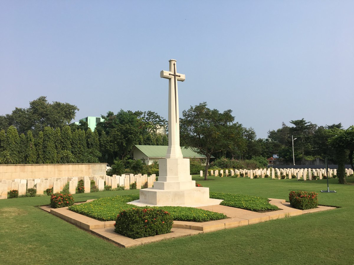 KeneilhouzoS's tweet photo. @CWGC Madras War Cemetery recovering from the devastation of Cyclone Okhi, where the cemetery was submerged under flooded water for almost a month in November 2017 #CWGC #MadrasWarCemetery #Madras #CycloneOkhi #ChennaiRains2017 https://t.co/QX6KMMhKO4