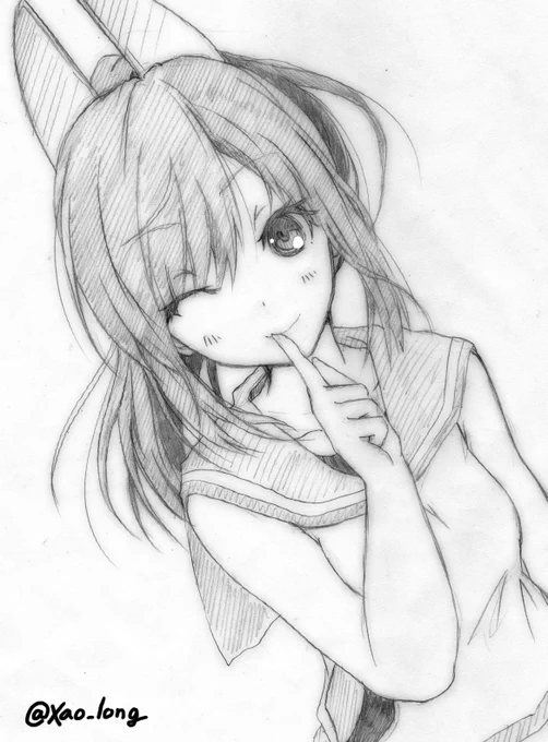 「秘密兵器…秘密ですっ!」
伊401さんです。
#艦これ版深夜の真剣お絵描き60分一本勝負
#艦これ版真剣お絵描き60分一本勝負_20171217 