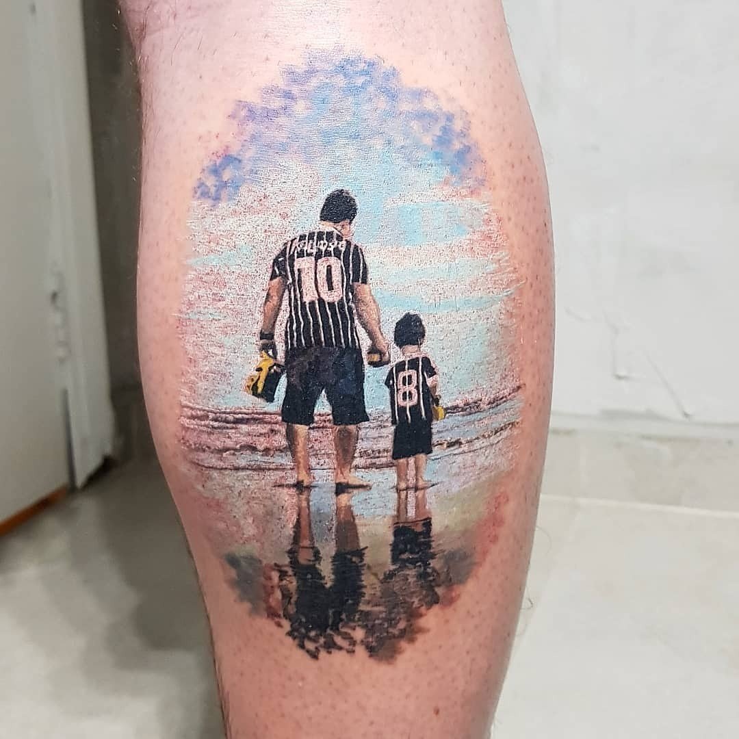 timaoinfo12's tweet photo. Amor de pai pra filho pelo #Timão eternizado na pele! Bom domingo, #Fiel! https://t.co/2csKyYBKZB