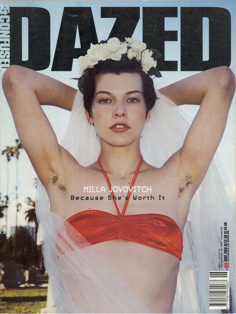 F*ck your beauty standards! <3 
Happy birthday Milla Jovovich Taken from the June 1999 issue of 