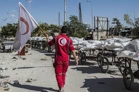 Francescorocca's tweet photo. Airdroppings, trucks, evacuations, distributions, water sanitation, health: different way used by @SYRedCrescent to help people in need. Brave volunteers risk their life to fulfill #RedCross #RedCrescent mandate https://t.co/eThuheRd6v