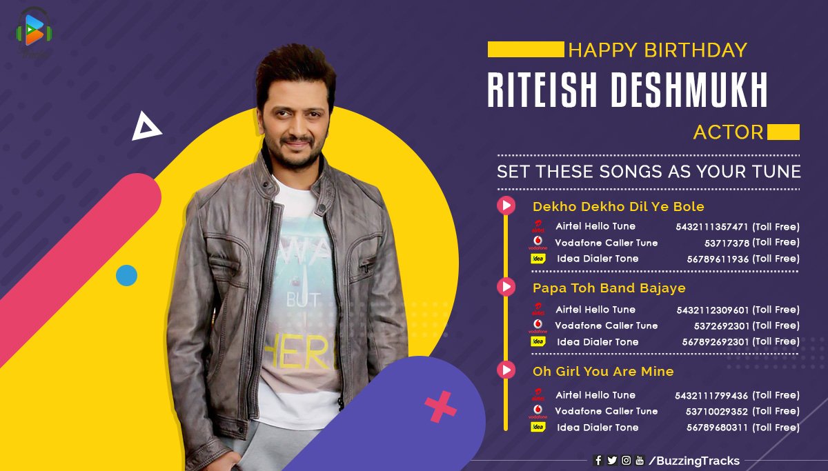 Wishing a very Happy Birthday to Riteish Deshmukh!
Drop your wishes for the actor below. 