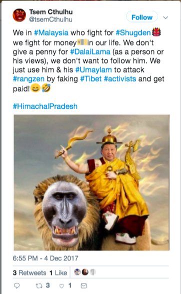 henryooi52's tweet photo. It is 21st century but #ReligiousFreedom is not practised on @Twitter. @TwitterSafety do nothing to stop harm from @tsemCthulhu towards @tsemtulku & #Kechara. There's no #tolerance but pure #cyberbullying.
#cyberattack
#cyberharassment
#cybercriminals
#cybercrime
#StoptsemCthulhu https://t.co/cBQk4qrJXZ