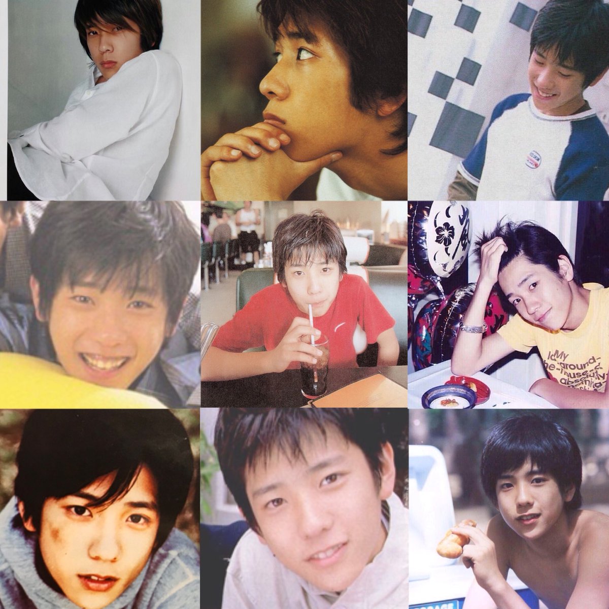 M I K A N 橋本環奈や山崎賢人が常に全盛期と話題ですがここで我らの二宮和也の成長過程を見てみましょう はい こちらも常に全盛期ですね かわいいもかっこいいも色気も 持つ男が 二宮和也 です Mikan加工 共感したらrt T Co 7axbuiuxg9