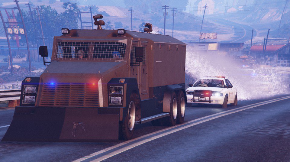 LAZLives's tweet photo. Getting away before #Doomsday ...#GTAV #LazEditorPics #GTAOnline w/@haleytjukken #StushLife #STLI #DoomsdayHeist https://t.co/qczMRrTNcs