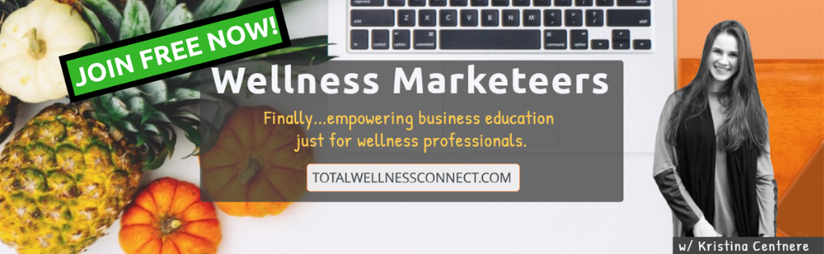 TWellnessC's tweet photo. #Wellness pro's! Ready to start #marketing your practice the #mindful way? Join our FREE group: https://t.co/cQ5Ccls3Pe https://t.co/kgpAZ6rCDf