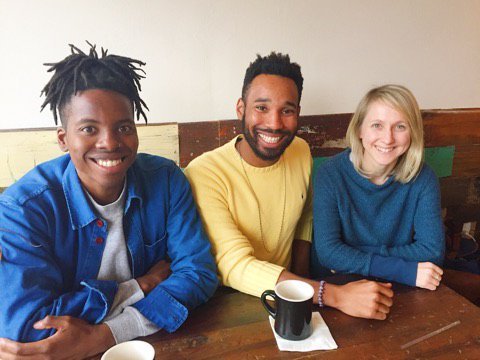 MikeHen510's tweet photo. Thanks to Anna Anderson, writer/editor with @TRIBEZA for her intriguing interview. There's nothing like a thoughtful conversation with passionate folks about building community, innovation, culture, and A Tribe Called Brunch to make you feel more optimistic. #atcbrunch #austin 😀 https://t.co/xQwQKlu2iW