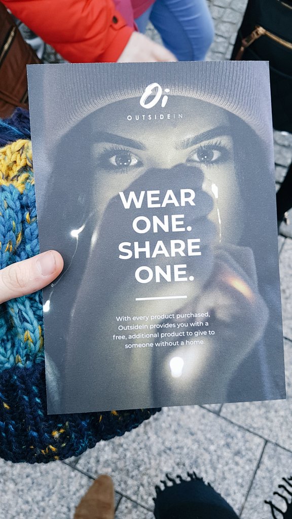 Fantastic discovery at the <a href="/belfastcc/">Belfast City Council</a> #ChristmasMarket - Outside In, a social enterprise providing comfort to those less fortunate with every purchase. If you're looking a winter hat, get it here.