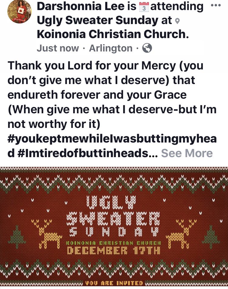 DMrslee's tweet photo. @RealTalkWithRev #beenawhile #gladtoactuallybeinservice #nomoreworkingonSundays #Imtiredofbuttingheads https://t.co/FCsxvRfx5b