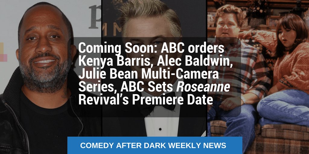 NerdeekLife's tweet photo. ABC has ordered a Kenya Barris, Alec Baldwin, Julie Bean multi-camera series! See all things #comedy with our #ComedyAfterDark segment for #AfterDarkWeekly! - https://t.co/Zg4ladG3fT https://t.co/FEAFQri1BU