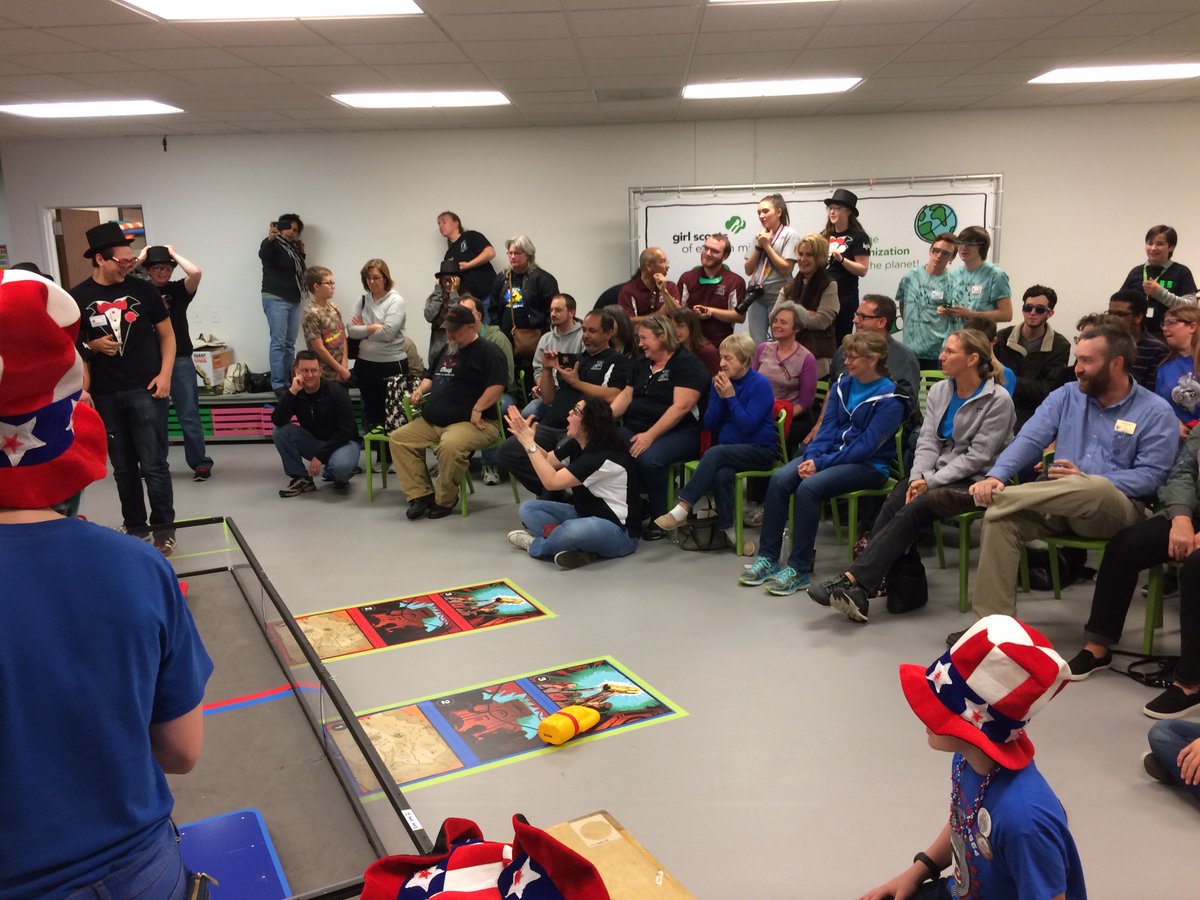 stlstubots's tweet photo. Relic recovered and lost again! Had great fun with @FTC_team6168 and the rest of the teams and fans at @FTCMO meet at @GirlScoutsEM https://t.co/ANswnshbDL