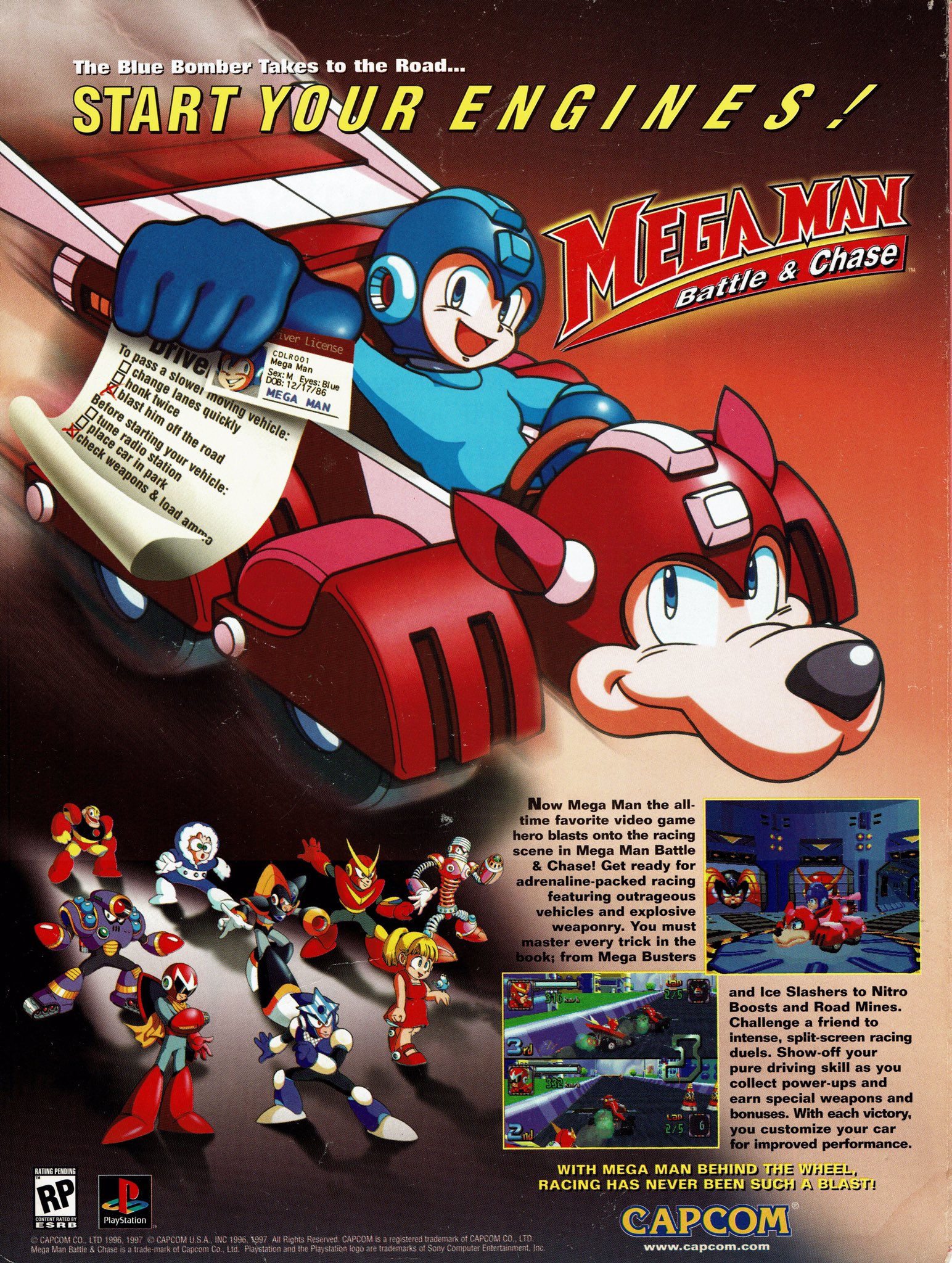 MegaMan Battle \u0026amp; Chase ad 