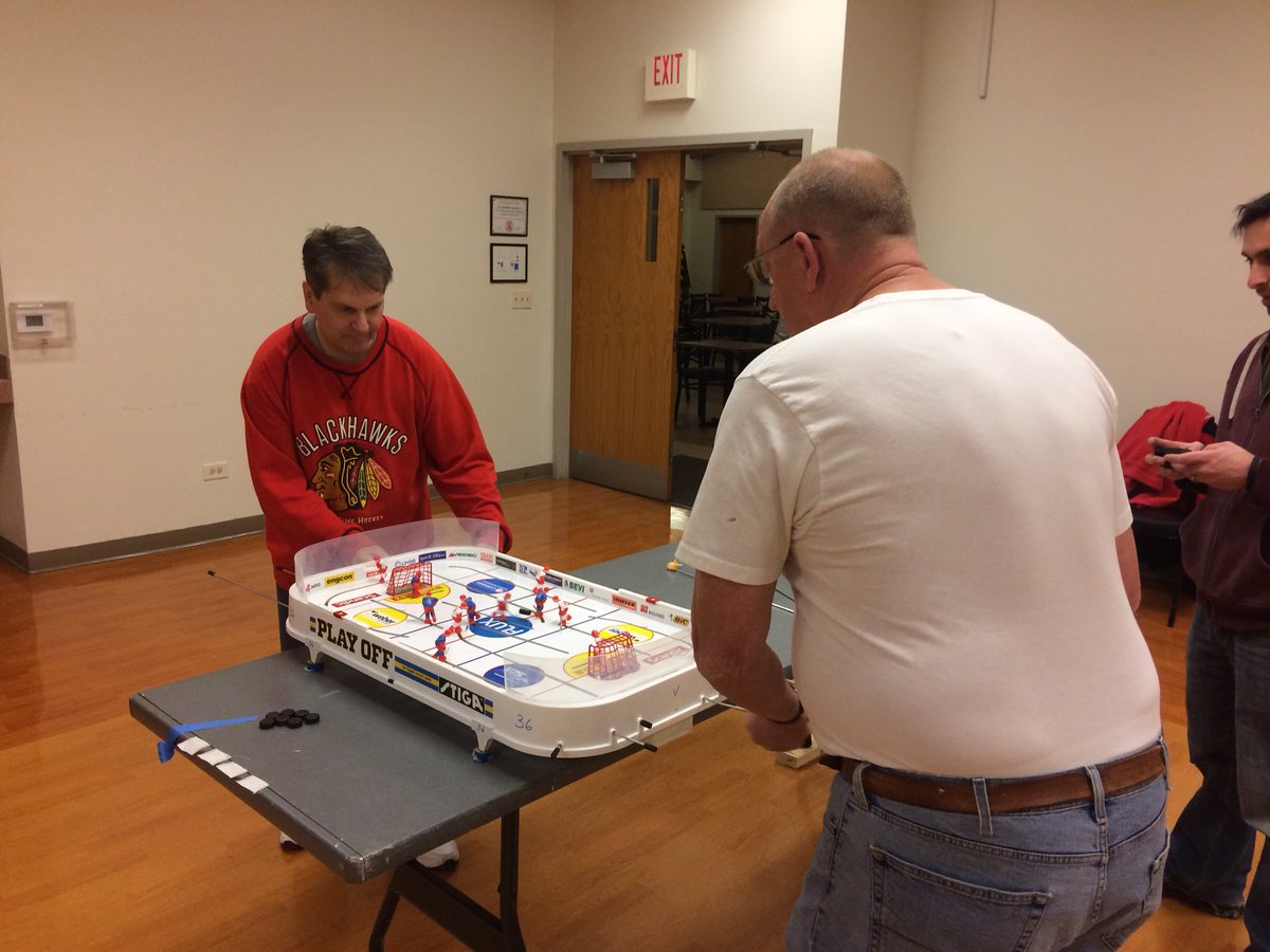 USTableHockey's tweet photo. The Northwest Chicago Table Hockey League held its 2017 playoffs last night. https://t.co/f1UQwrgmcw