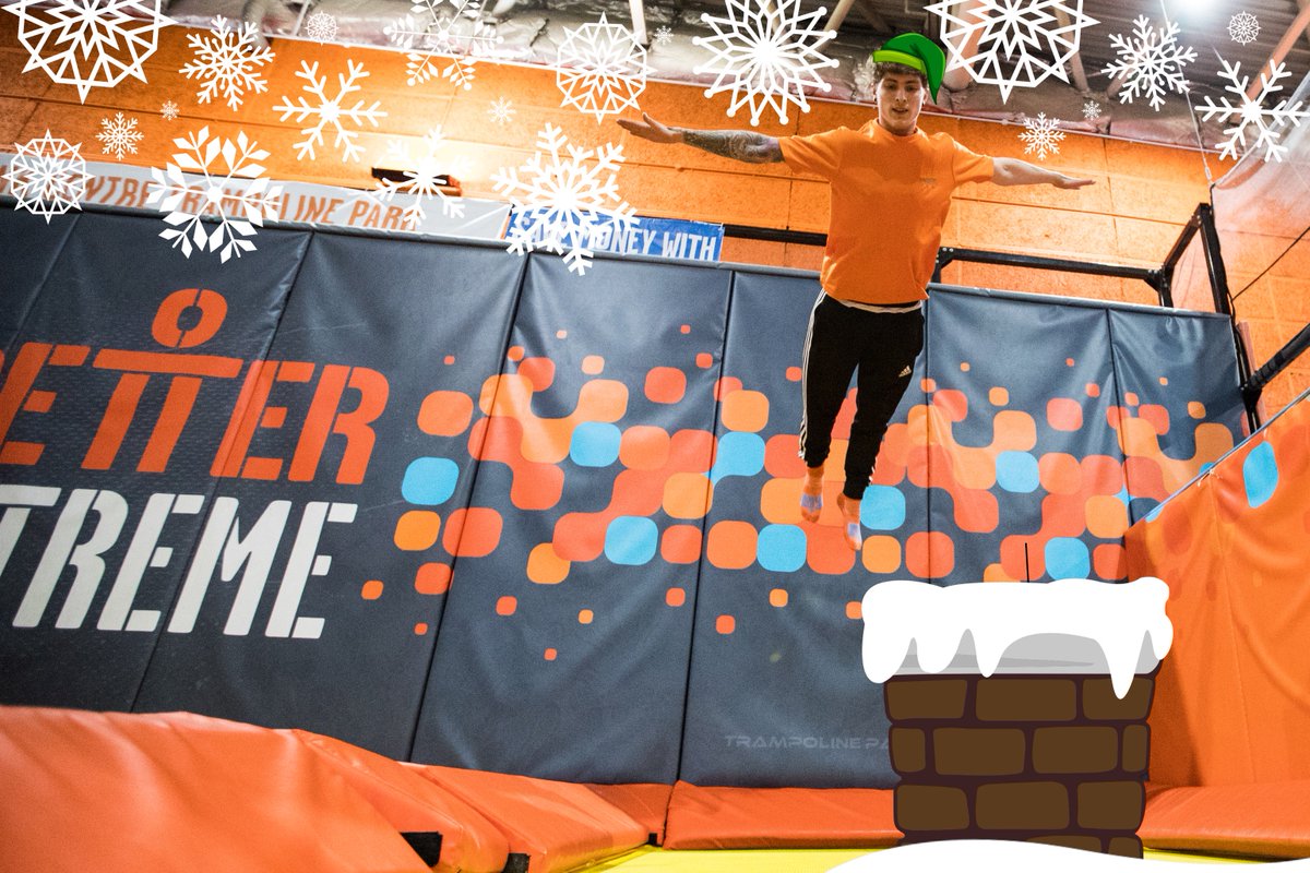 BetterExtreme's tweet photo. It's Day 6 of the #12DaysOfChristmas #competition! RT and Follow us for the chance to win a free session for four people at a trampoline park / #betterextreme venue of your choice! T&amp;Cs: https://t.co/Unq5oWgUzo   #Christmas #London #Swindon #Newcastle https://t.co/ALH0mBQGhQ
