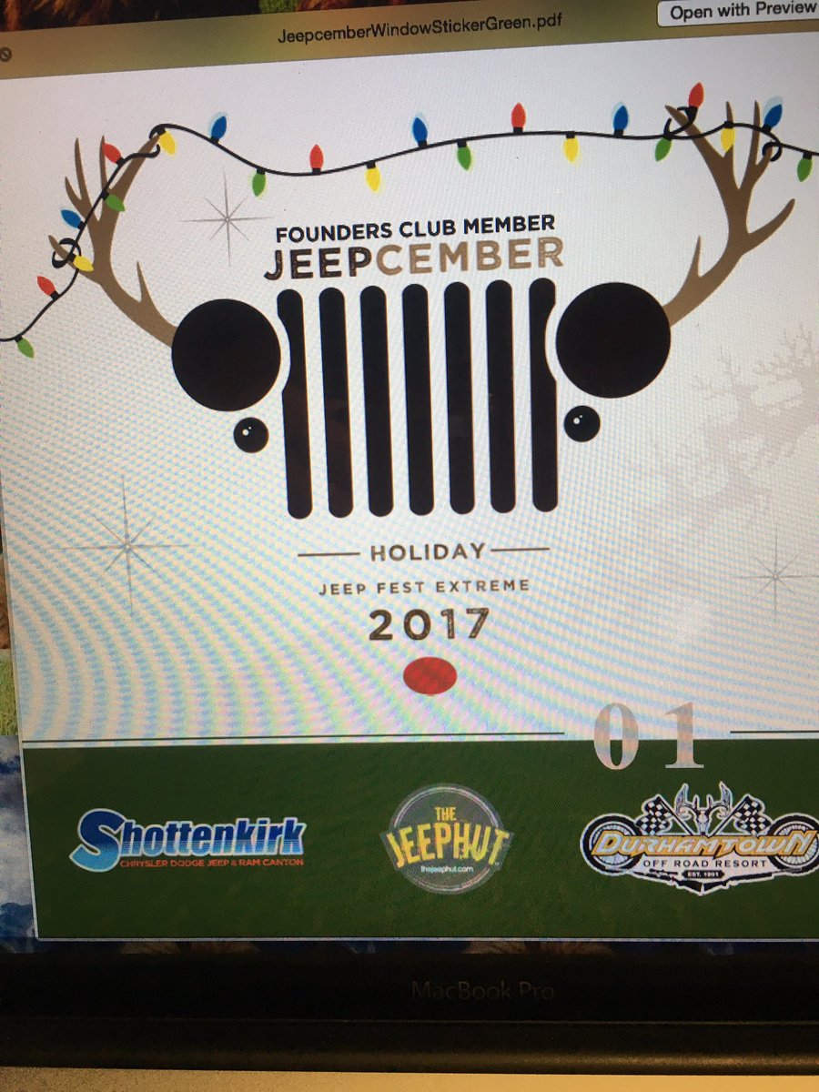 JeepCember's tweet photo. Incredible 1st annual JeepCember weekend! What a great group of hardcore jeepers from all over the southeast! #jeepcember #jeephut #durhamtown #Shottenkirk https://t.co/nvnB8pnJV8