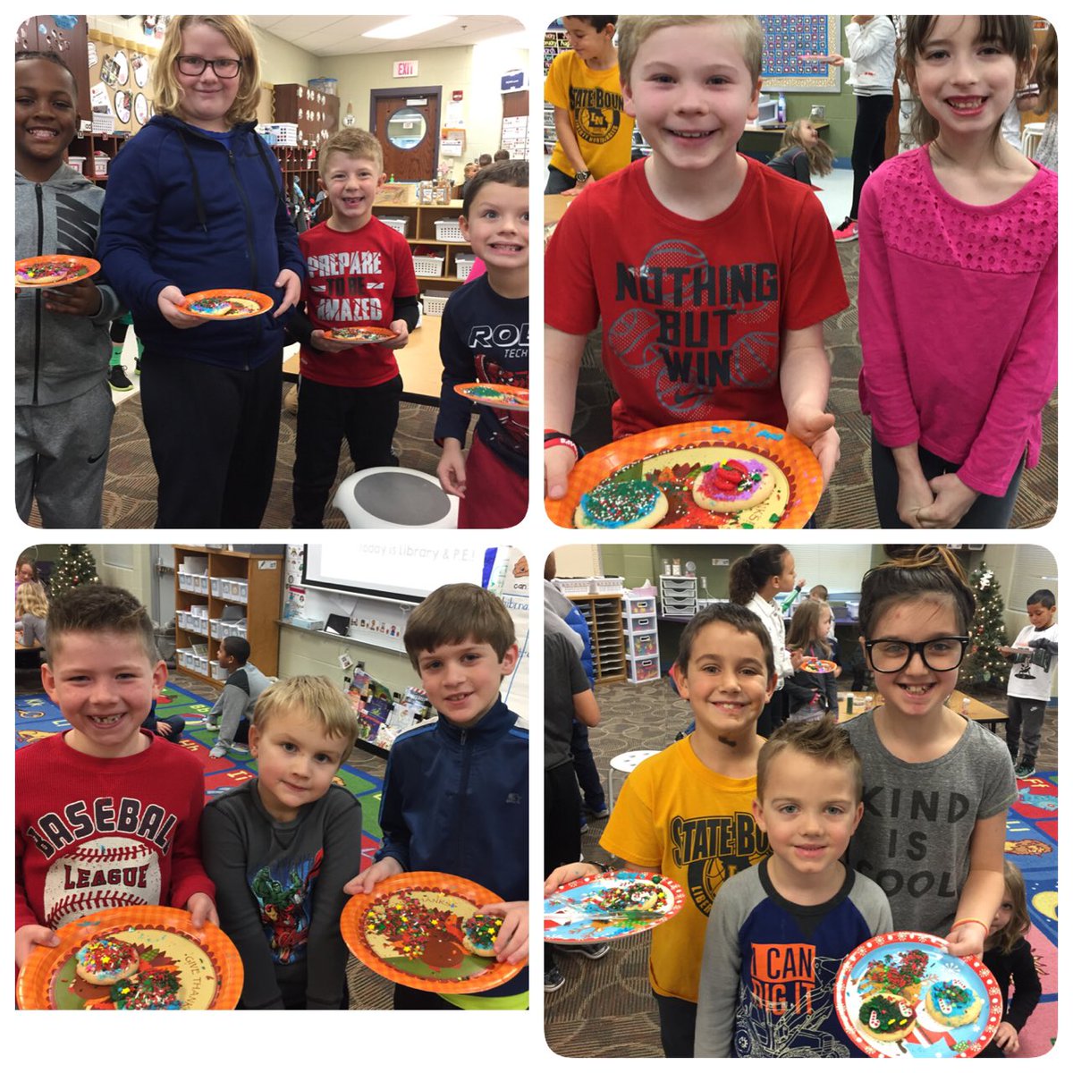 MrsRoth310's tweet photo. A few of our cookie creations!! @KBElementary @kinderhubb @MrsWhite41 #buddyactivities https://t.co/qMTeaLJk0I