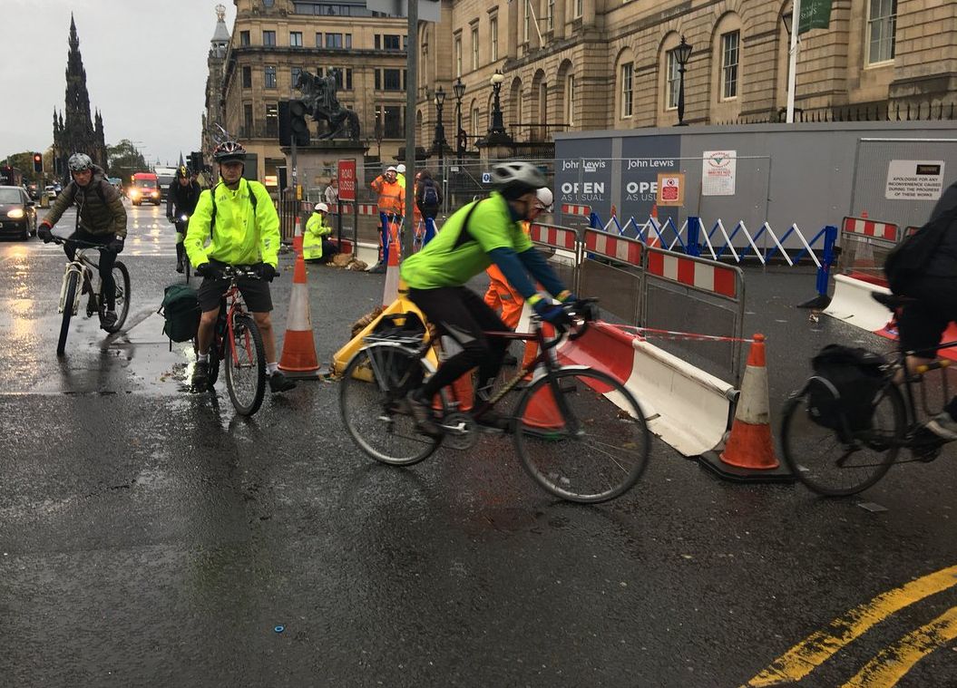 SpokesLothian's tweet photo. @Alexbottrill @LivingStreetsEd @Ali_Chizz @satnavstu @PidginPosting @AnsonsUK @JimDensham @CyclingEdin @Marion_Donals1 @susan4leithwalk @lewisritchieSNP @CllrChasBooth @adamrmcvey @GJMunro26 @PeterMoonlight @Daisynmurphy #LeithStreet Traffic Orders - please object to both Orders by Tues 19 December!!  A short main-points email is fine.  Address HERE-->https://t.co/N6GsKQFah0 Get ideas in Spokes objection HERE-->https://t.co/Osz7gwRMx9 Wider background-->https://t.co/zKI3VvXfTN @CyclingEdin @edfoc https://t.co/0x52GisDru