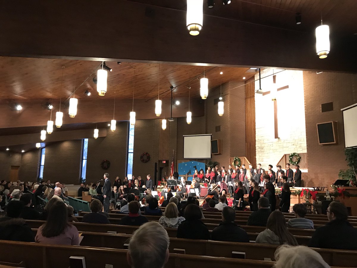 Our Chorus and Orchestra perform the annual holiday show.