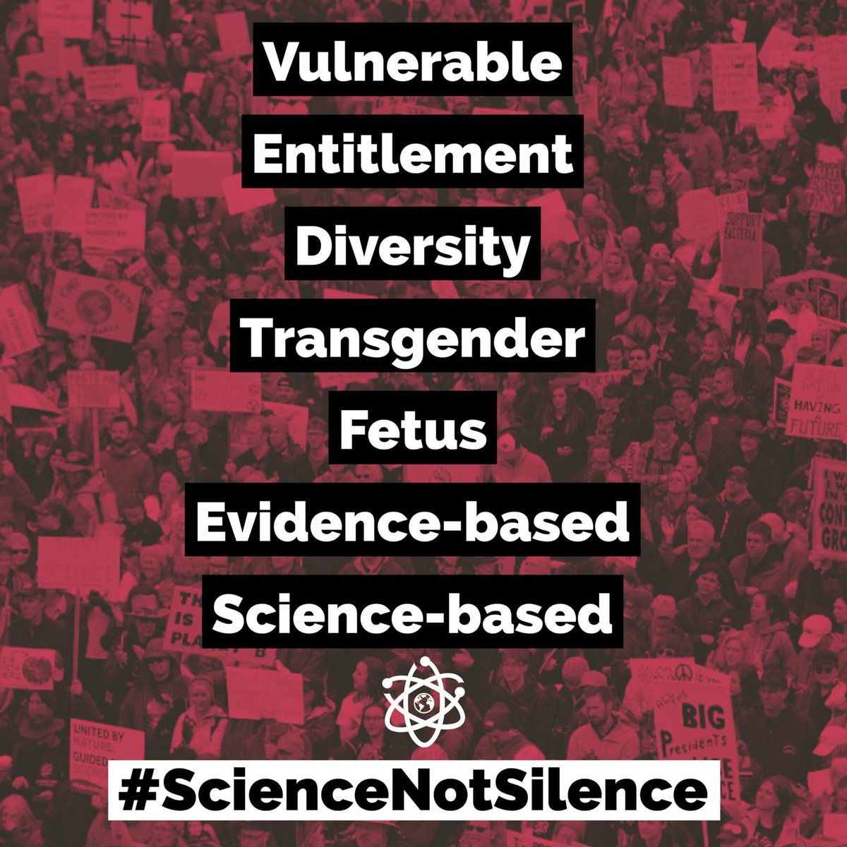 TITequality's tweet image. #ScienceNotSilence #CDC #CDC7words