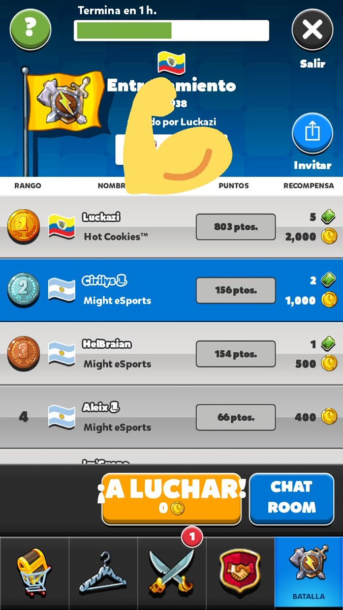 Might_esportsBZ's tweet photo. Primer entrenamiento FANTÁSTICO!
MUCHÍSIMAS GRACIAS A NUESTRO GRAN COACH
@Bazoo_Luckazi02 ! (Explicaciones, jugadas,movimientos) CRACK

(Entrenamiento junto con @SelArgBZ ) https://t.co/7QtFTYJsCv