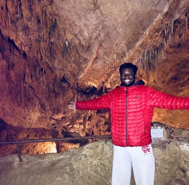 NCCwrestling's tweet photo. The team had an awesome time touring the Dixie Caverns in Salem, VA yesterday. Just another fun thing we get to do thanks to our tremendous alumni and booster support! #ThanksAlumni #ThisIsWhyWeGolf #DayOfGiving https://t.co/cUBWUoeon9