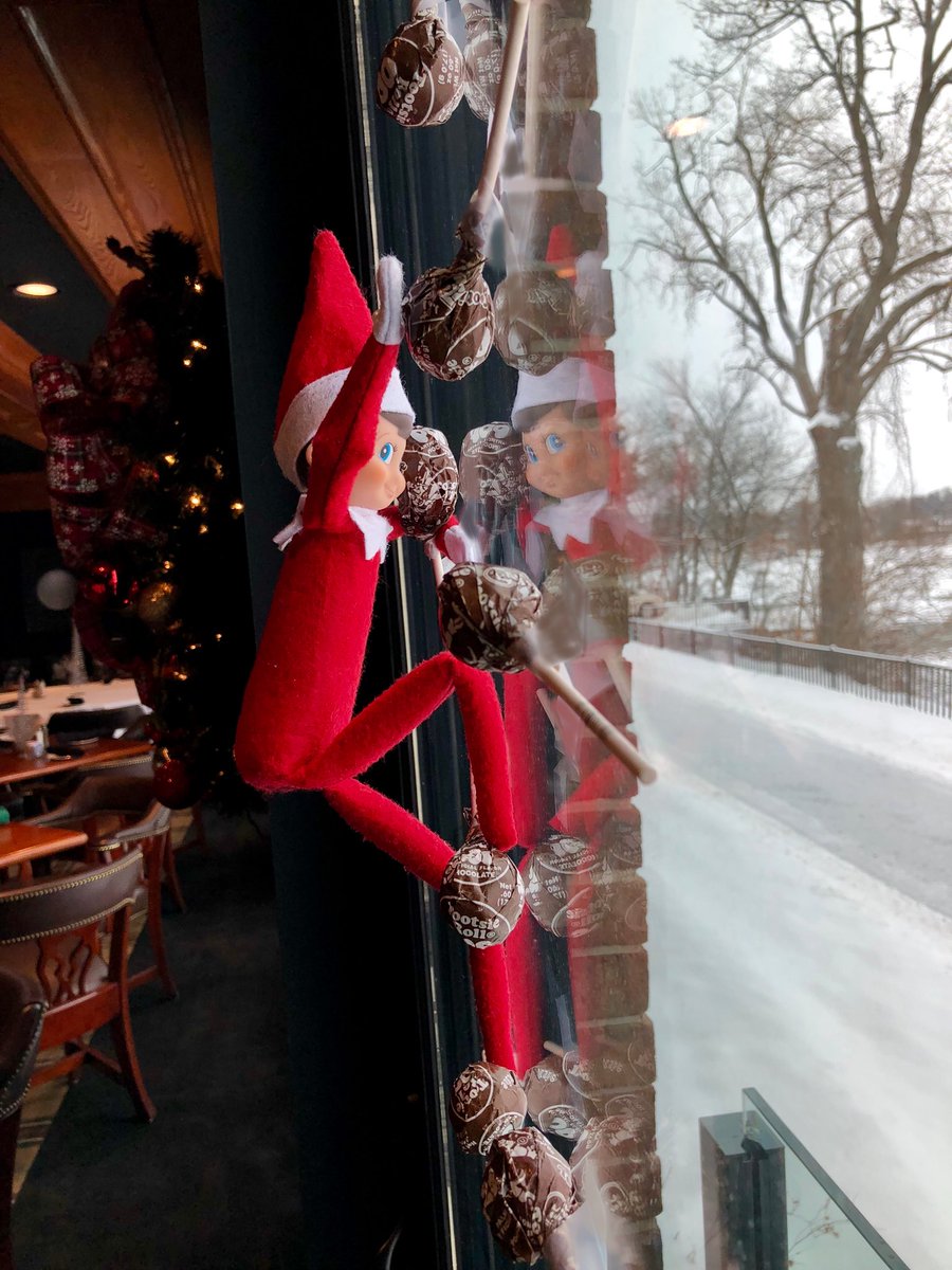 PLCCLife's tweet photo. It’s all about the thrill! Bogie went rock climbing in the Members Grill yesterday! #PLCCBogie #PLCCLife
•
•
•
#elfontheshelf #holidayfun #magicelf #rockclimbing #familyfun #winter https://t.co/3RbMhZxIgo