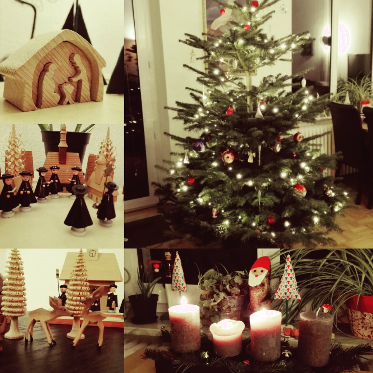3ter Advent... so langsam wird's! 
#Weihnachten #deko #bisschenkitschig