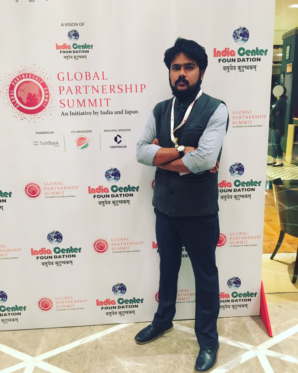 Handscart's tweet photo. Our ceo Lalit Gautam represented and selected as Indian delegate in #GlobalPartnershipSummit from #handscart host by #IndianJapan govt https://t.co/8l3mxBsfNg