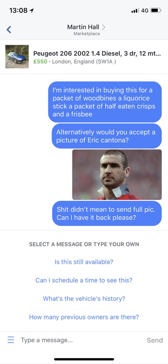 samjameson91's tweet photo. This is how you respond to an overpriced car advert https://t.co/ZZXL5AwZf3