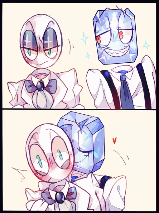 #CupheadOC 
The other one's my friend's oc
His name is top(topaz)
jamextop💕 