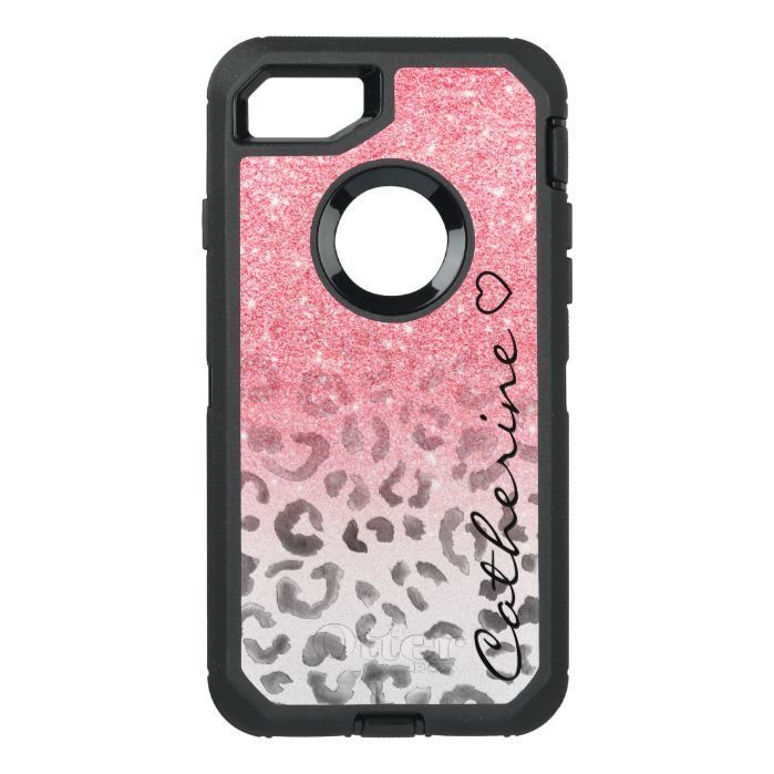 theCasePlus's tweet photo. Monogram pink gold glitter leopard watercolor #OtterBox defender iPhone 7 case #iphone #iphonecase . Shop now: https://t.co/CIH77SpRn8 https://t.co/5H4Sq8PeL0