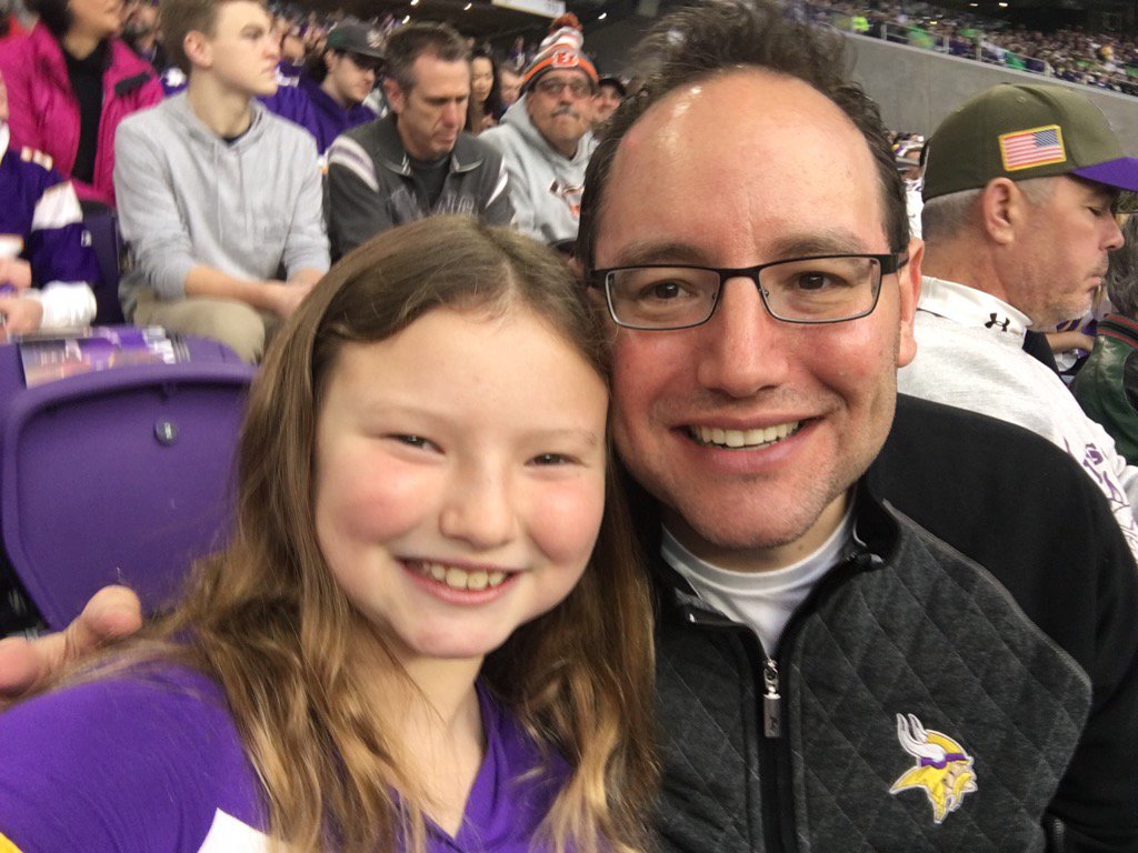 First Vikings Game #Skol